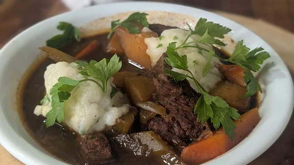 Wade Murphy's beef, vegetable and dumpling stew: Today