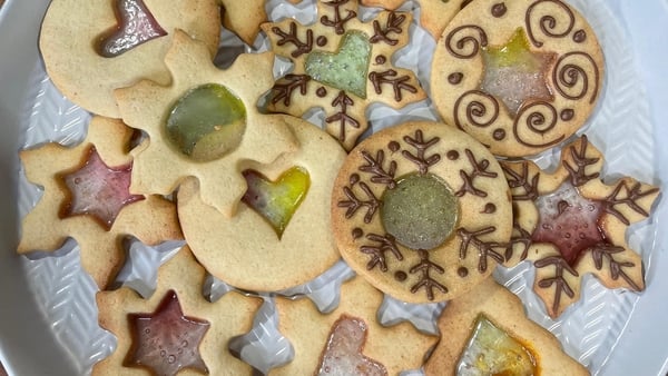 Shane Smith's stain glass window cookies: Today