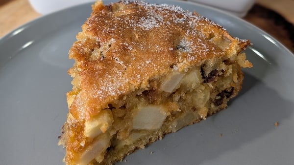 Wade's caramel apple cake: Today