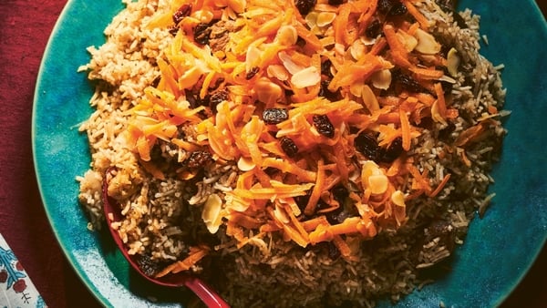 Nadiya Hussain's kabuli pulao with qorma-e-sabzi